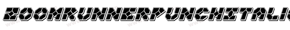 ZoomRunnerPunchItalic-O4qA字体转换