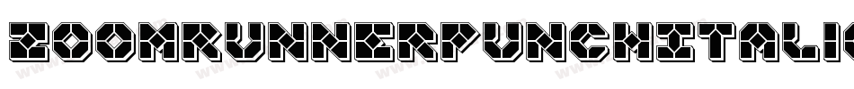 ZoomRunnerPunchItalic-O4qA字体转换