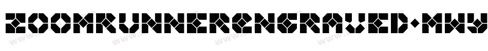 ZoomRunnerEngraved-mwYx字体转换