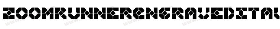 ZoomRunnerEngravedItalic-dRn6字体转换