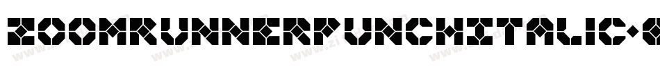 ZoomRunnerPunchItalic-O4qA字体转换