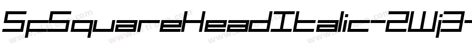 SfSquareHeadItalic-2Wj3字体转换 SfSquareHeadItalic-2Wj3字体转换
