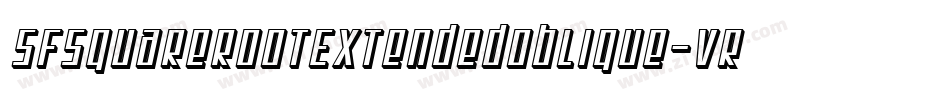 SfSquareRootExtendedOblique-vRyy字体转换 SfSquareRootExtendedOblique-vRyy字体转换