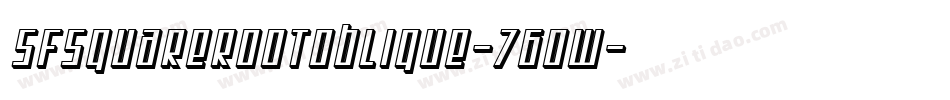 SfSquareRootOblique-76ow字体转换 SfSquareRootOblique-76ow字体转换