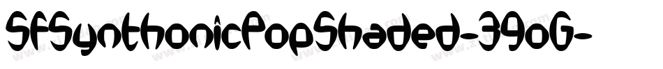 SfSynthonicPopShaded-39oG字体转换 SfSynthonicPopShaded-39oG字体转换