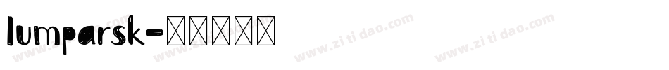 lumparsk字体转换