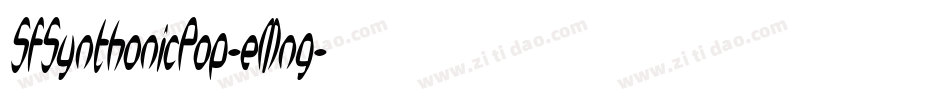 SfSynthonicPop-eMng字体转换 SfSynthonicPop-eMng字体转换