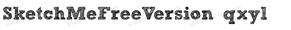 SketchMeFreeVersion-qxyl字体转换
