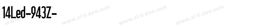 14Led-943Z字体转换