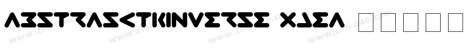 AbstrasctikInverse-XjEa字体转换