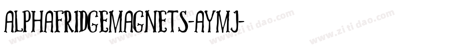 Alphafridgemagnets-aYmJ字体转换