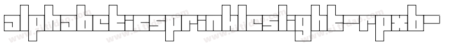 Alphabeticsprinkleslight-rpxB字体转换
