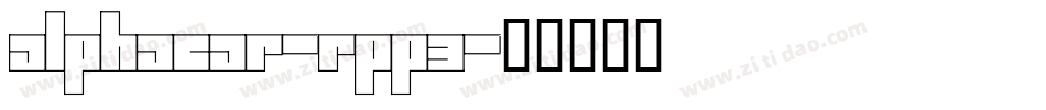 Alphacar-Rpp3字体转换