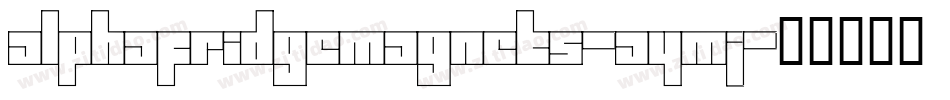 Alphafridgemagnets-aYmJ字体转换