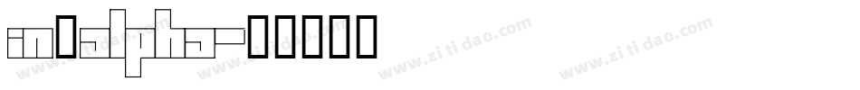IN_ALPHA字体转换