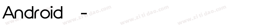 Android自定义字库字体转换
