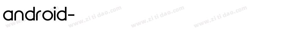 android字体转换