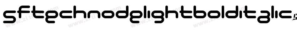 SfTechnodelightBoldItalic-zJla字体转换 SfTechnodelightBoldItalic-zJla字体转换
