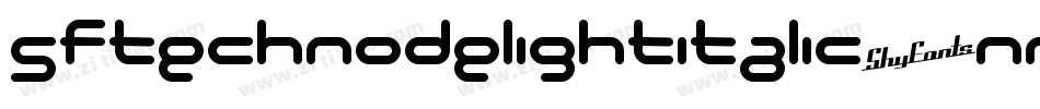 SfTechnodelightItalic-nrZR字体转换 SfTechnodelightItalic-nrZR字体转换