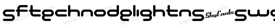 SfTechnodelightNs-5W9L字体转换