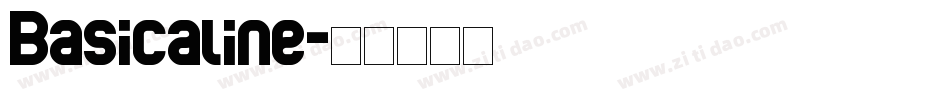 Basicaline字体转换