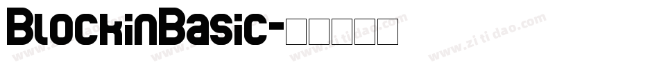 BlockinBasic字体转换