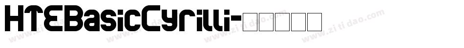 HTEBasicCyrilli字体转换