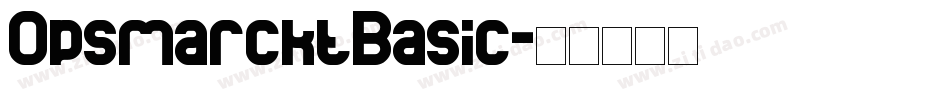 OpsmarcktBasic字体转换