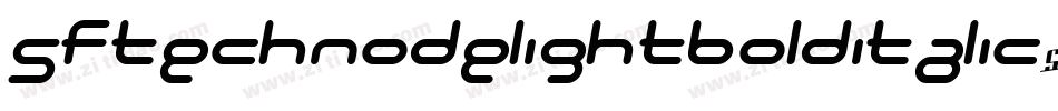 SfTechnodelightBoldItalic-zJla字体转换 SfTechnodelightBoldItalic-zJla字体转换
