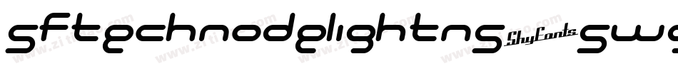 SfTechnodelightNs-5W9L字体转换