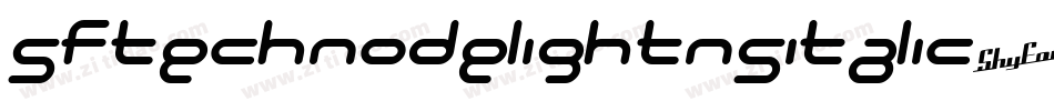 SfTechnodelightNsItalic-l85Z字体转换 SfTechnodelightNsItalic-l85Z字体转换
