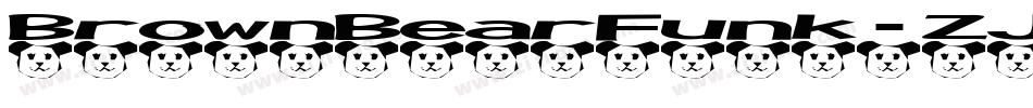 BrownBearFunk-ZJOB字体转换