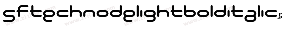 SfTechnodelightBoldItalic-zJla字体转换 SfTechnodelightBoldItalic-zJla字体转换