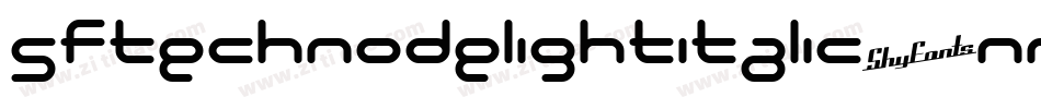 SfTechnodelightItalic-nrZR字体转换 SfTechnodelightItalic-nrZR字体转换