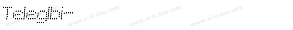 Teleglbi字体转换