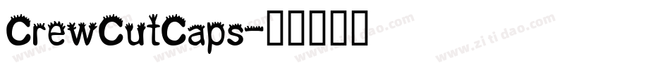 CrewCutCaps字体转换