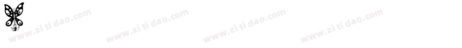 Butterflies字体转换