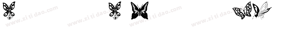 ButterfliesByDarrian-51RZ字体转换