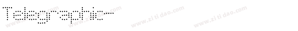 Telegraphic字体转换