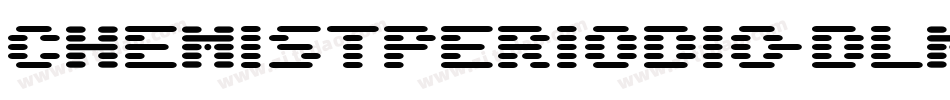 Chemistperiodic-DLm3字体转换