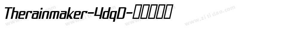 Therainmaker-4dqD字体转换