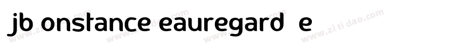 DjbConstanceBeauregard-VeGV字体转换