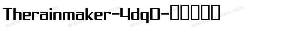 Therainmaker-4dqD字体转换