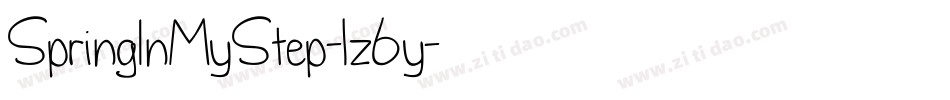 SpringInMyStep-lz6y字体转换