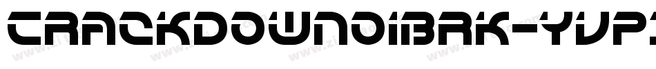 CrackdownO1Brk-Yvpj字体转换