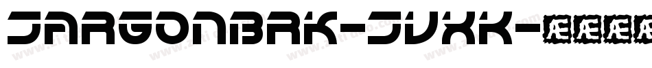 JargonBrk-JvxK字体转换