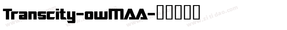 Transcity-owMAA字体转换