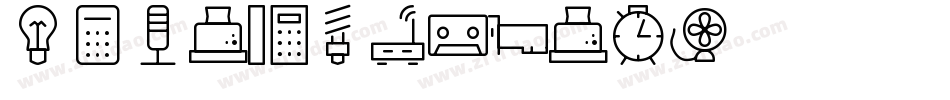 Electronics字体转换