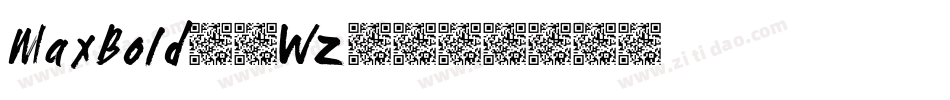 MaxBold-3Wz8字体转换