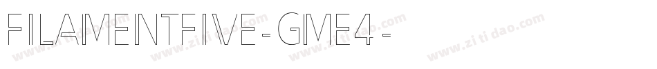 FilamentFive-gMe4字体转换